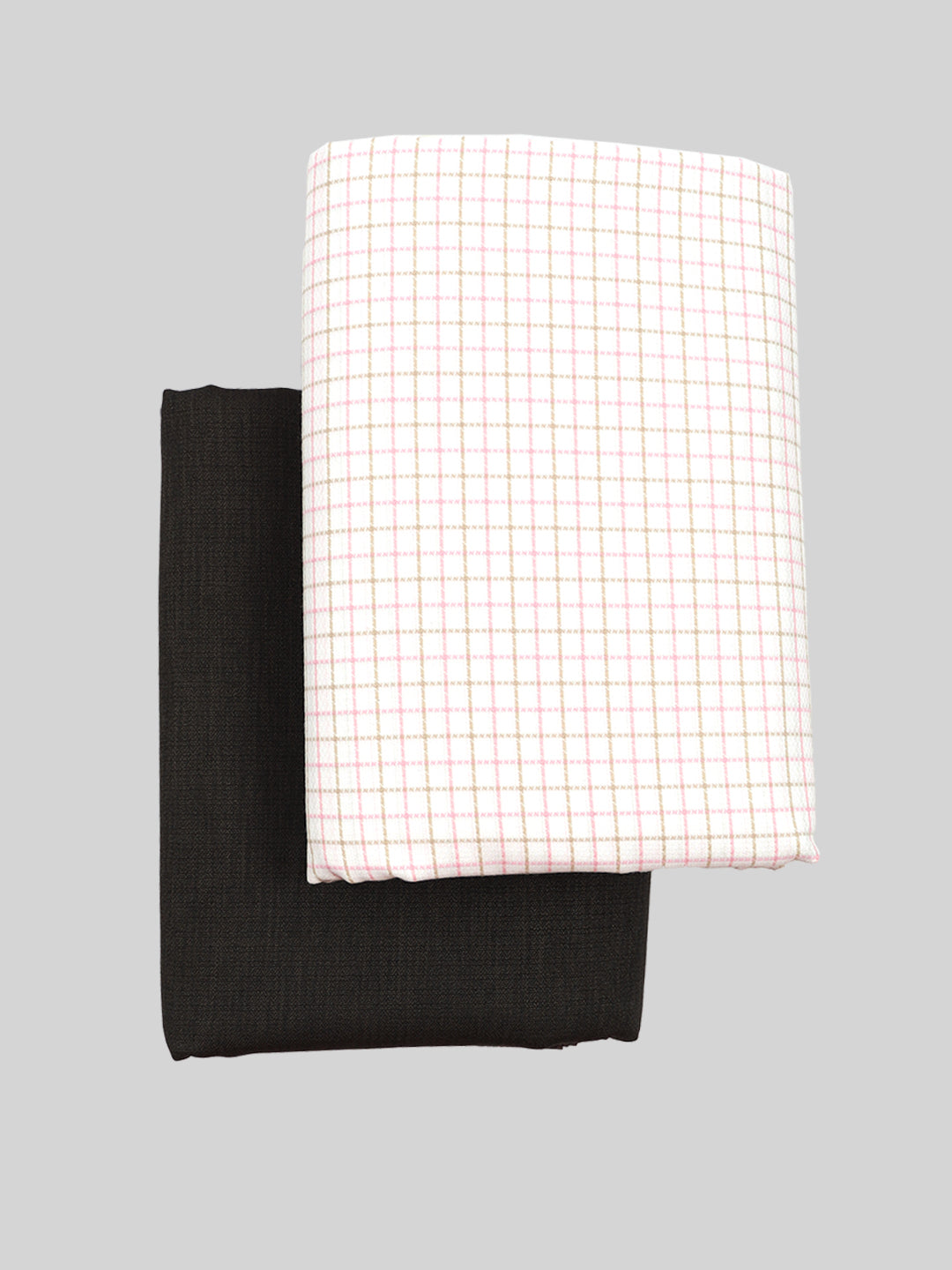 Cotton Checked Shirting & Suiting Gift Box Combo KK69-Full view