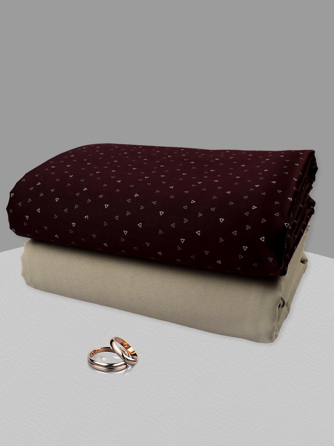 Men Cotton Printed Shirting & Suiting Gift Box KK124