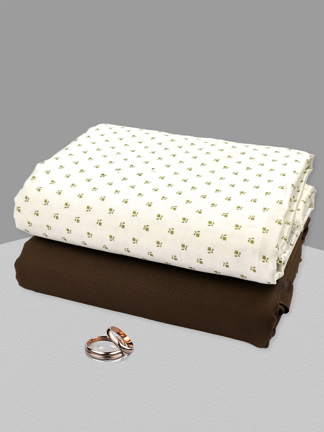 Men Cotton Printed Shirting & Suiting Gift Box KK125