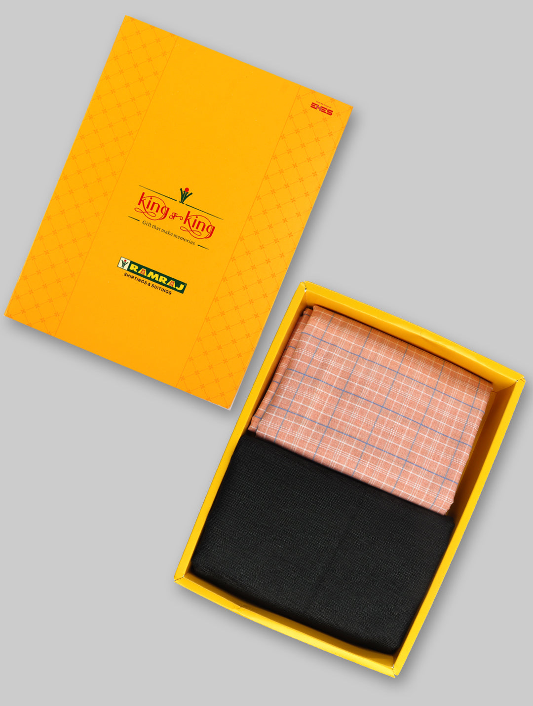 Cotton Blend Checked Shirting & Suiting Bit KK156