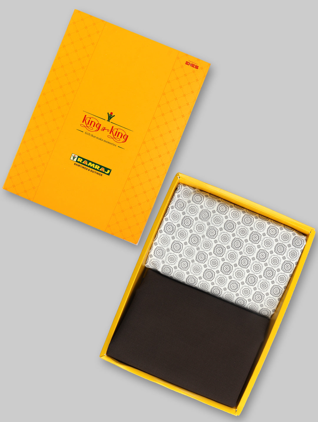 Cotton Blend Printed Shirting & Suiting Gift Box KK167