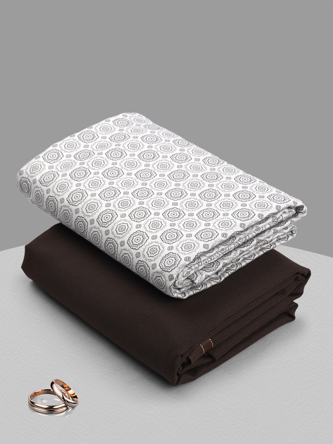 Cotton Blend Printed Shirting & Suiting Gift Box KK167