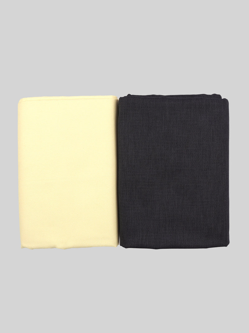 Cotton Plain Shirting & Suiting Gift Box Combo KK74