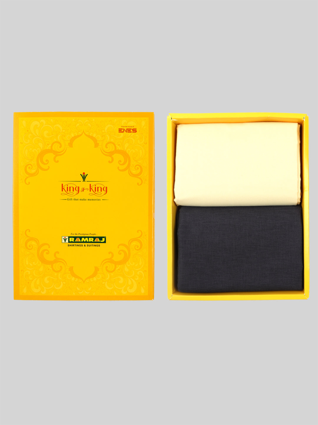 Cotton Plain Shirting & Suiting Gift Box Combo KK74-Ad vert