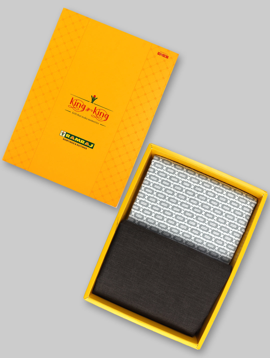 Cotton Blend Printed Shirting & Suiting Gift Box KK166