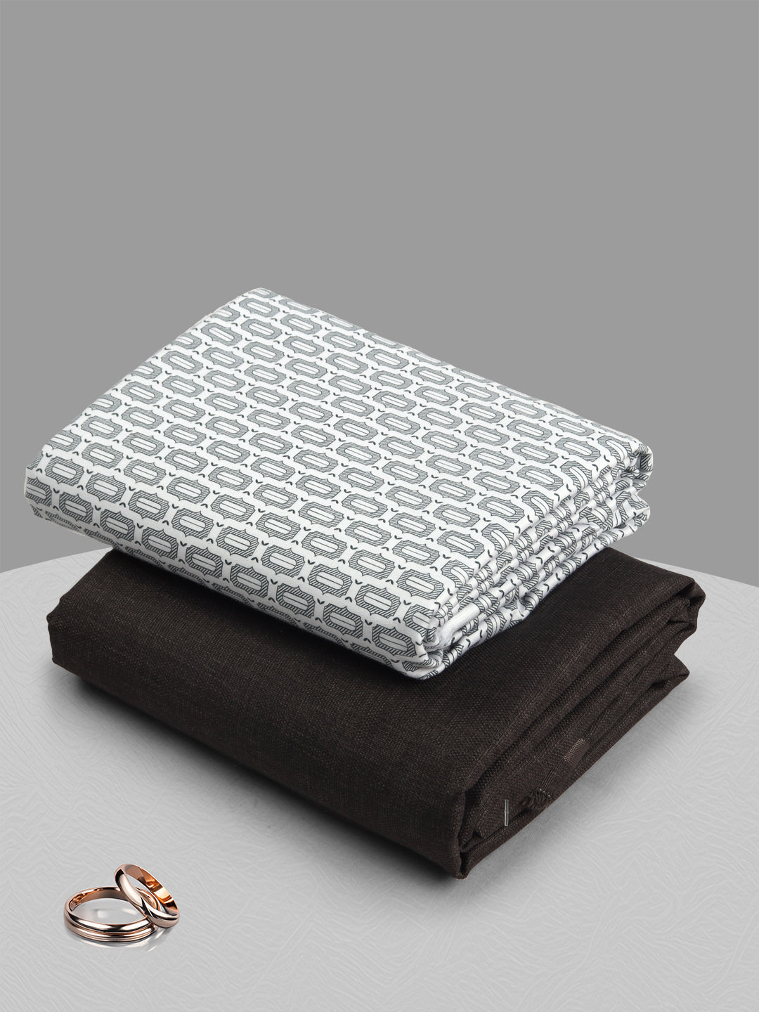 Cotton Blend Printed Shirting & Suiting Gift Box KK166