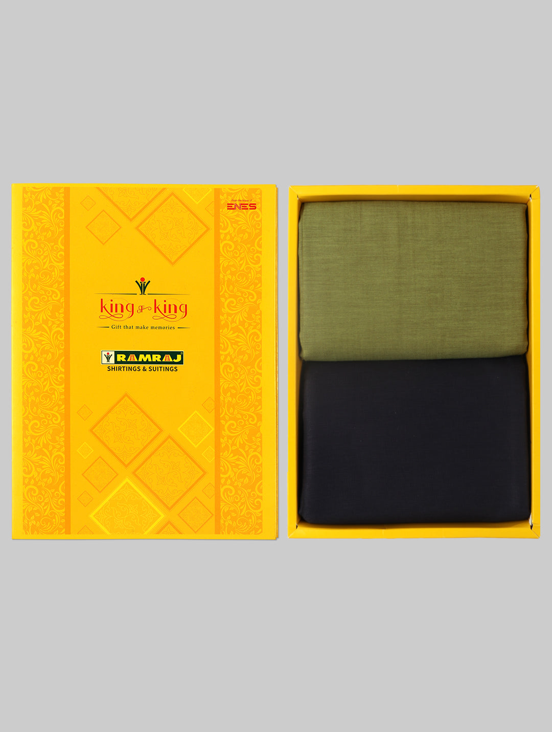 Cotton Plain Shirting & Suiting Gift Box Combo KK91