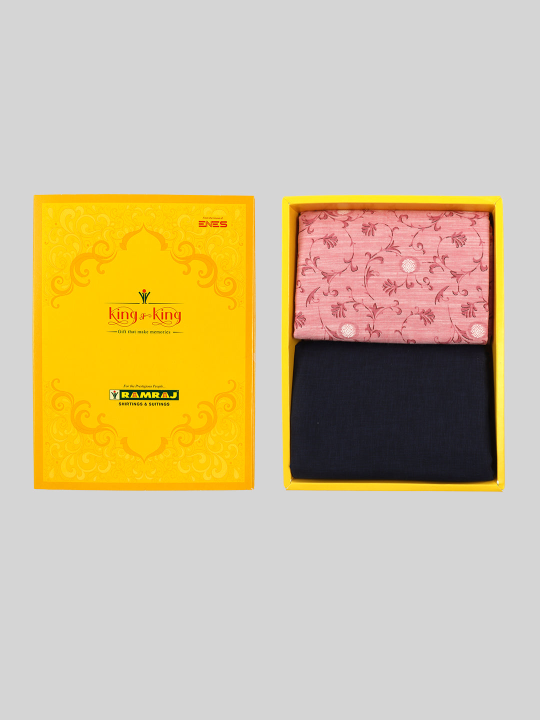 Cotton Printed Shirting & Suiting Gift Box Combo KK83-Ad vert