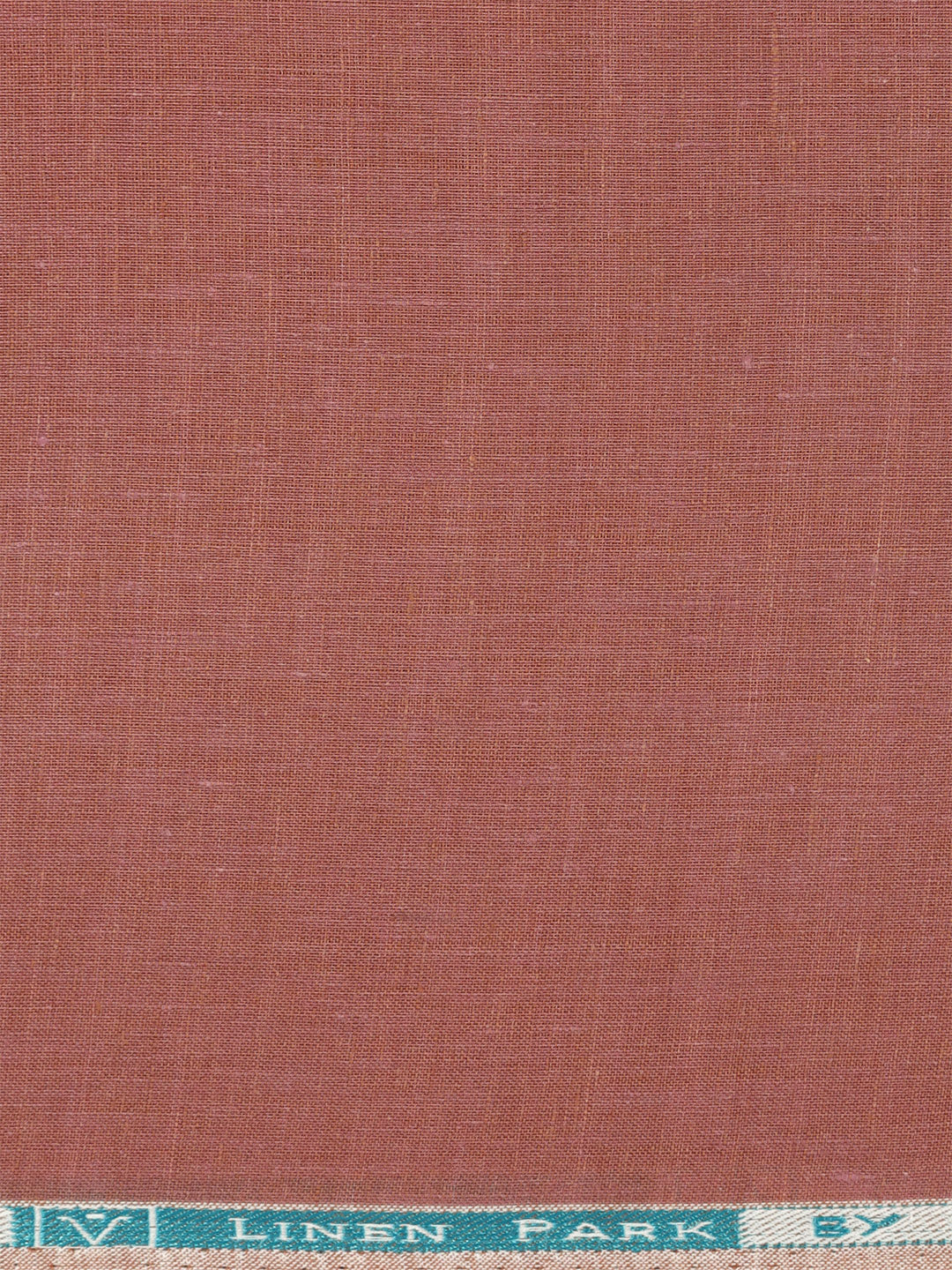 Pure Linen Self Design Rose Wood Shirt Fabric Linen Park Legend