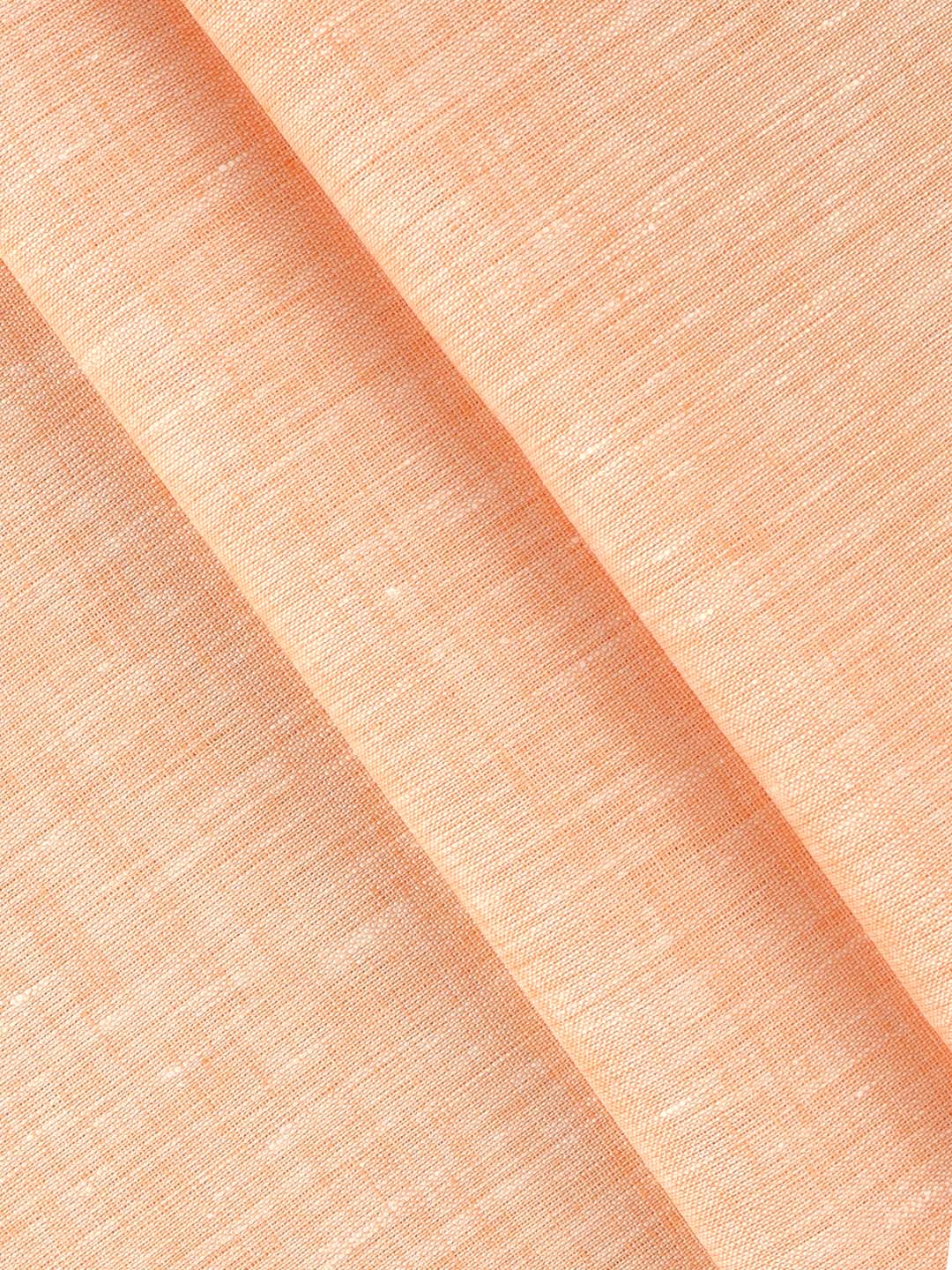 Pure Linen Self Design Peach Shirt Fabric Linen Park Legend