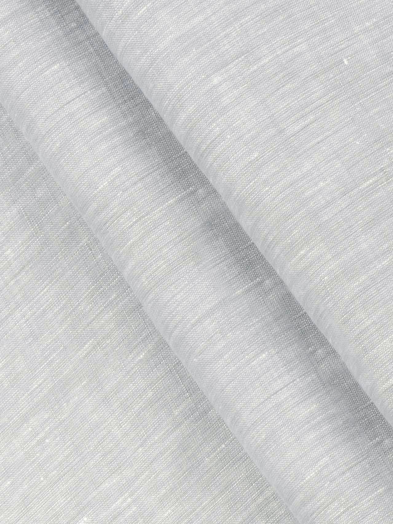 Pure Linen Colour Plain Shirt Fabric Light Grey Irish 8080-Pattern view