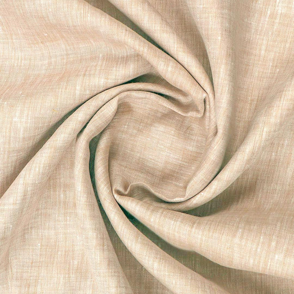 Pure Linen Colour Plain Shirt Fabric Lavender Irish 8080