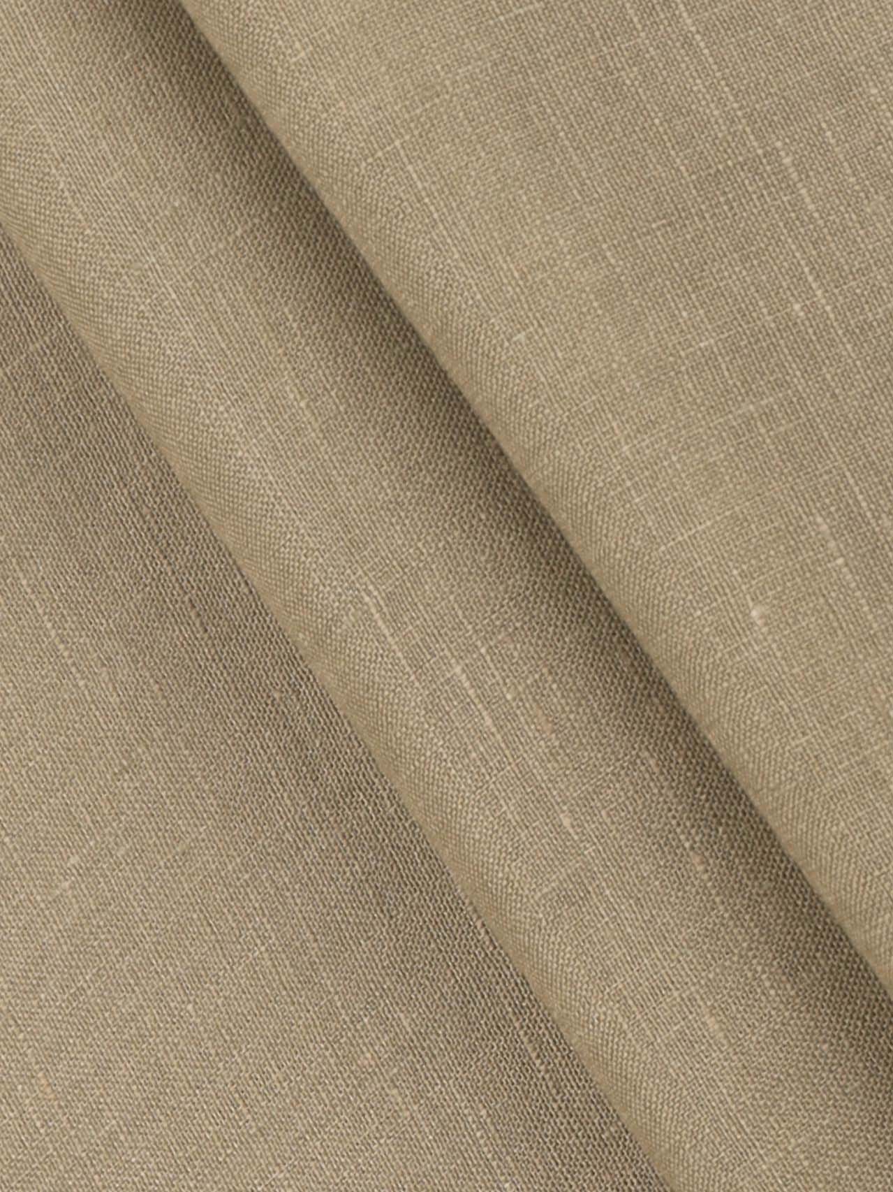 Pure Linen Colour Plain Shirt Fabric Brown Irish 8080-Pattern view