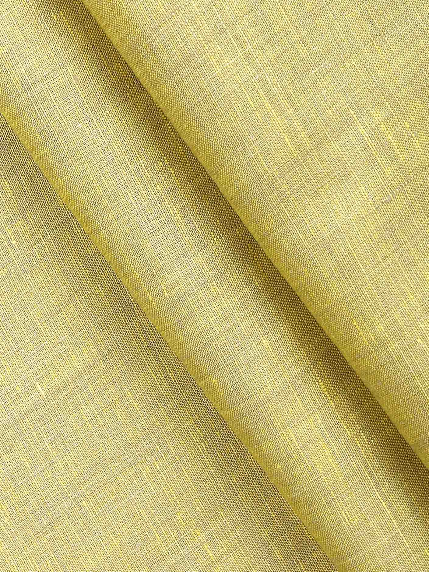 Pure Linen Colour Plain Shirt Fabric Brownish Yellow Irish 8080-Patterm view