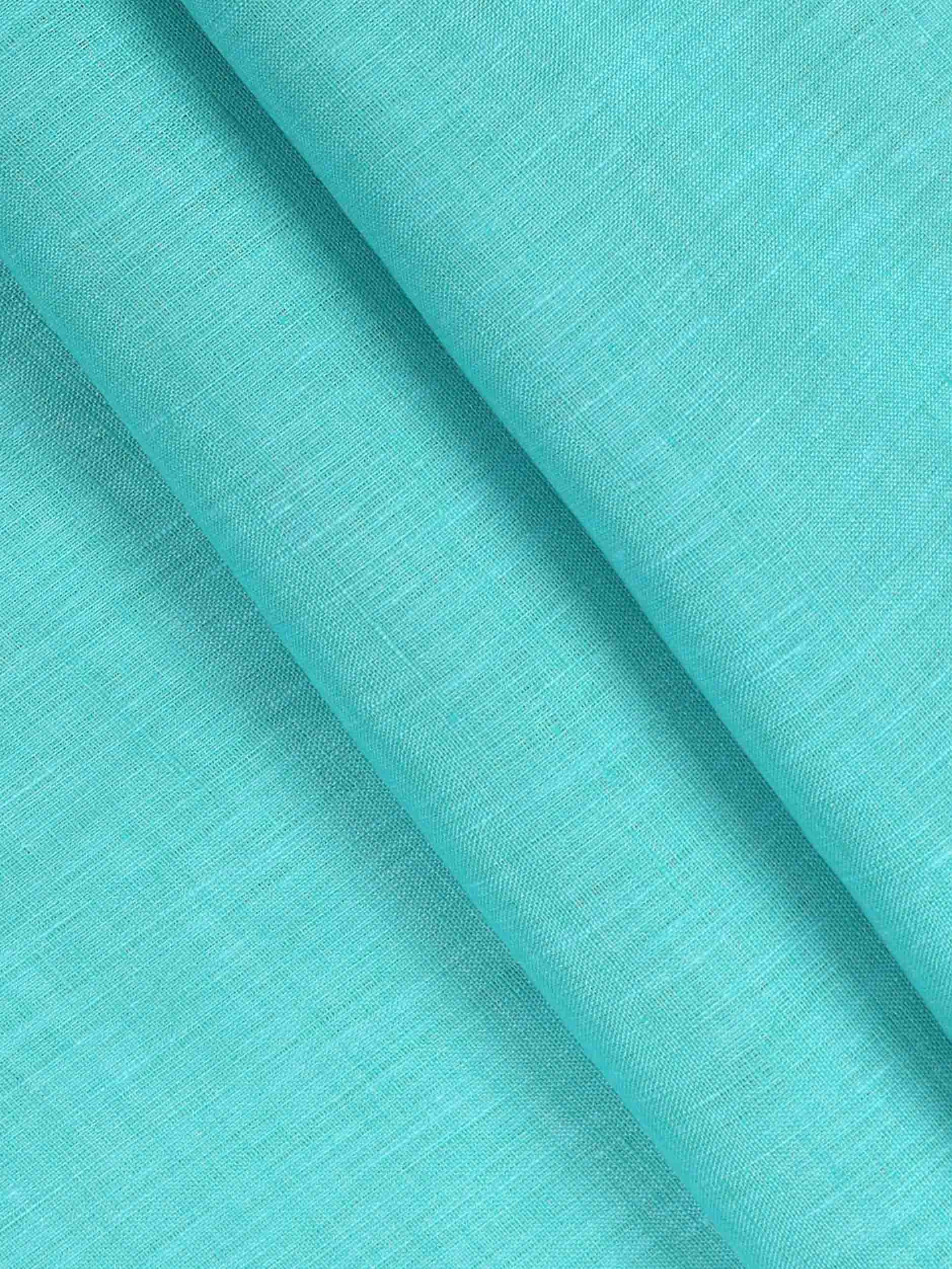 Pure Linen Colour Plain Shirt Fabric Blue Irish 8080-Pattern view