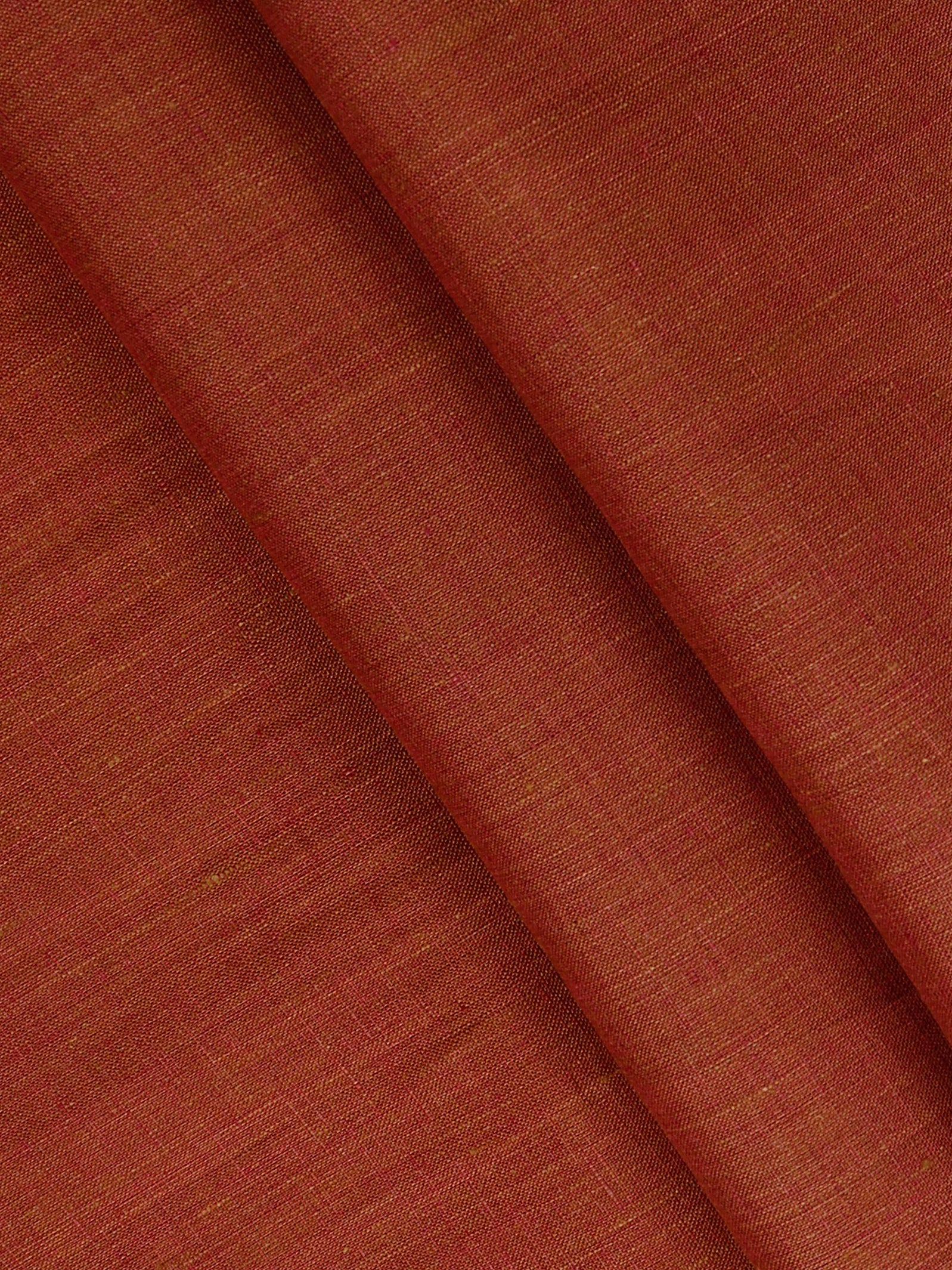 Pure Linen Colour Plain Shirt Fabric Brownish Red Irish 8080-Pattern view