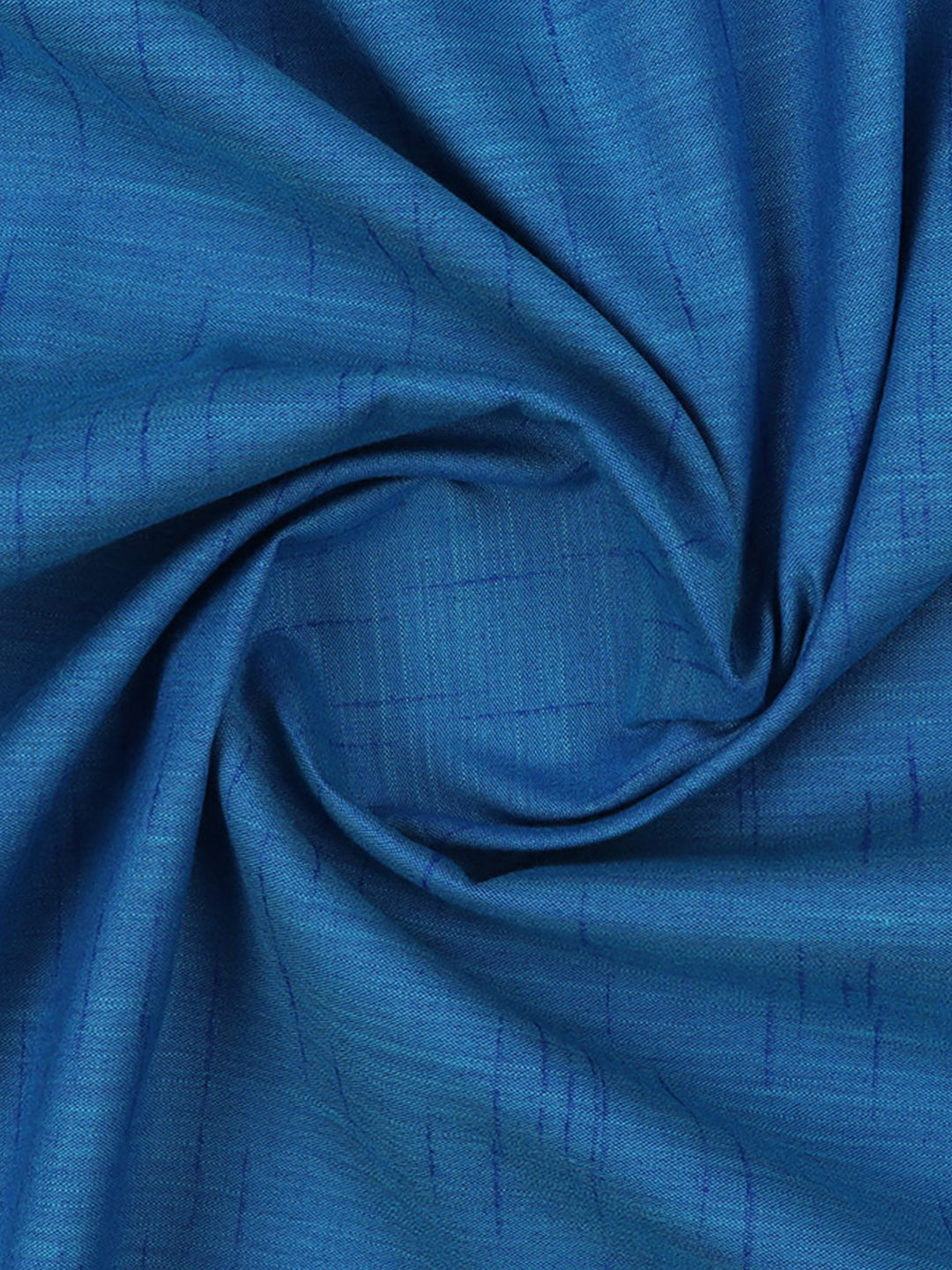 Cotton Mixed Striped Shirt Fabric Blue Vaibhav