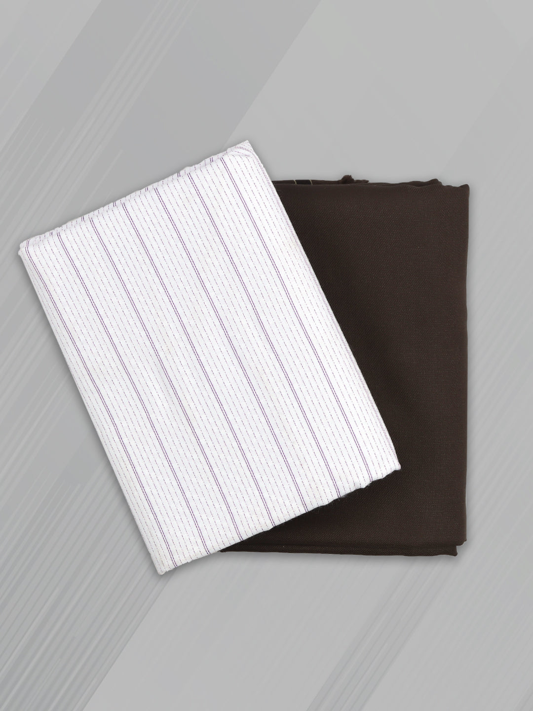 Cotton Blend Striped Shirting & Suiting Gift Box KK148