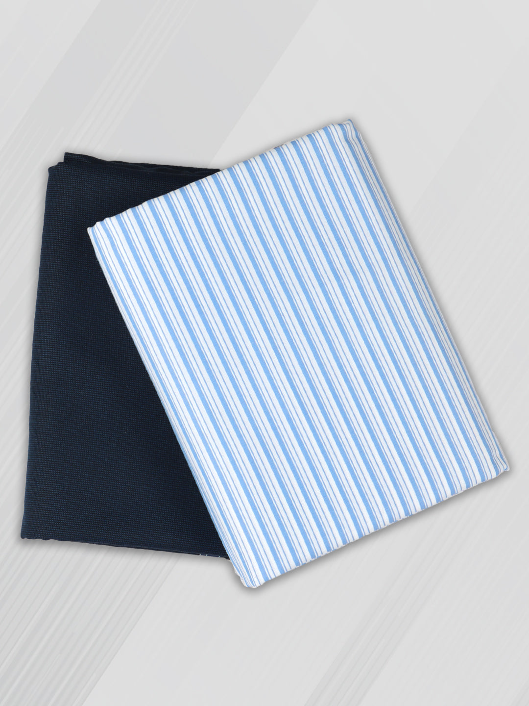 Cotton Blend Striped Shirting & Suiting Gift Box KK149