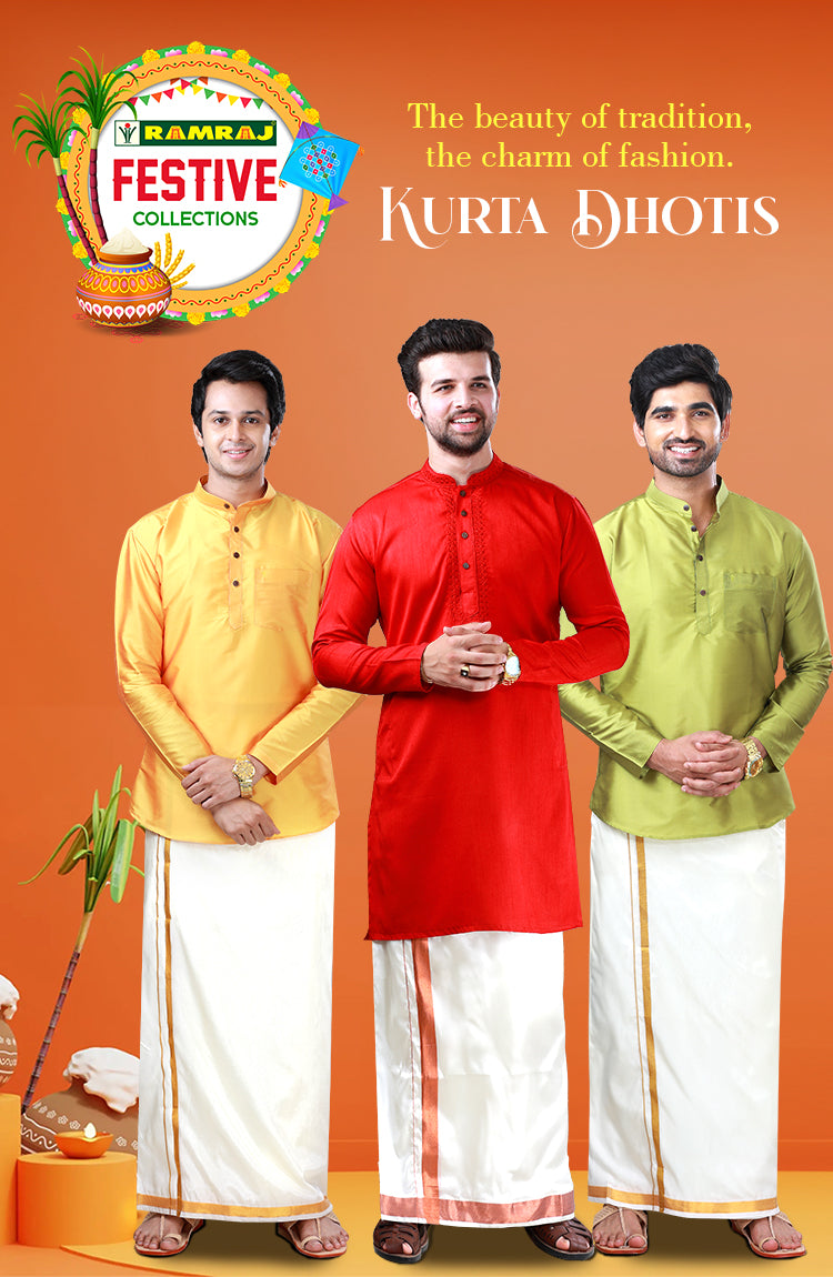 Online Clothing Store for Dhoti, Shirts, Sarees, More - Ramraj Cotton