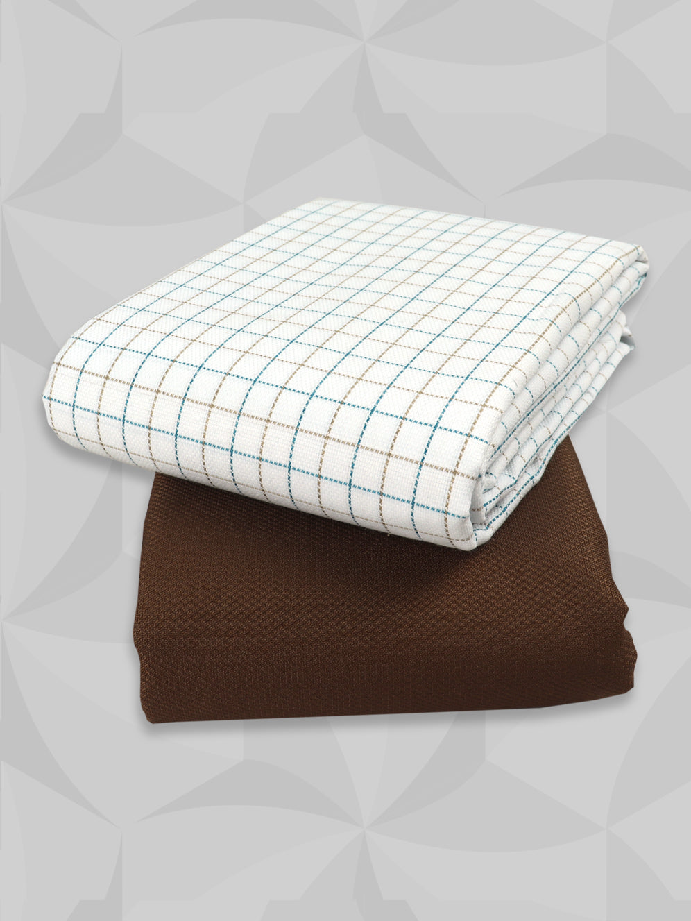 Cotton Blend Checked Shirting & Suiting Gift Box ME241