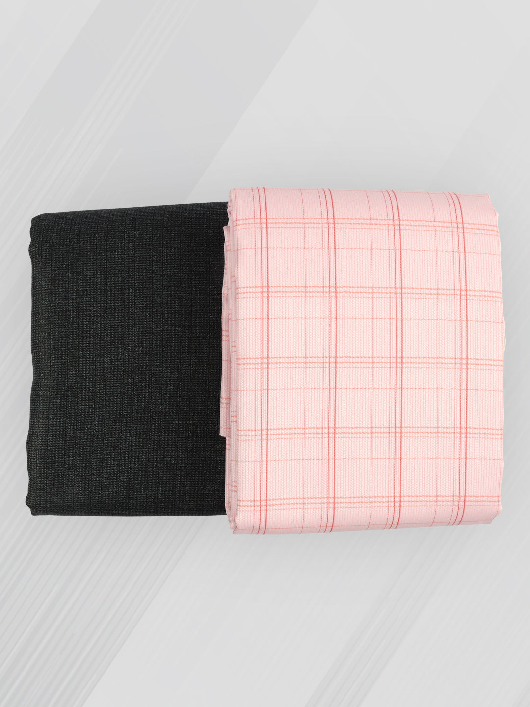Men Cotton Blend  Checked Shirting & Suiting Gift Box ME210