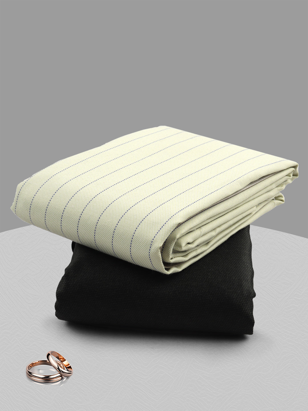 Cotton Blend Striped Shirting & Suiting Gift Box ME279
