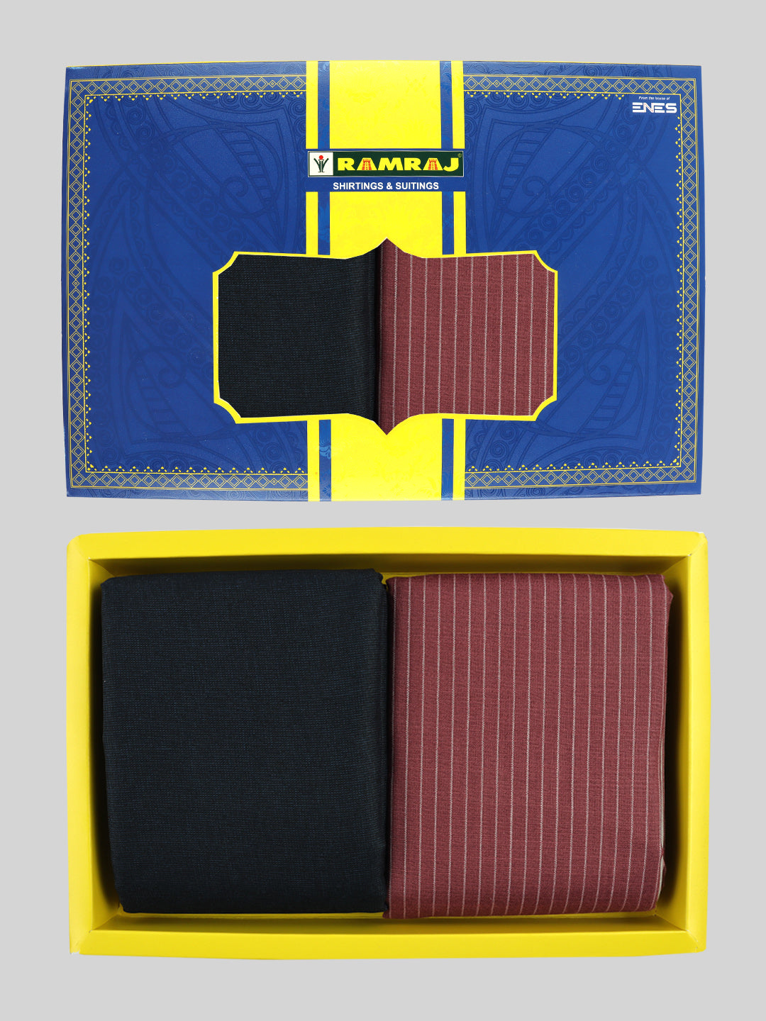 Cotton Blend Striped Shirting & Suiting Gift Box ME262