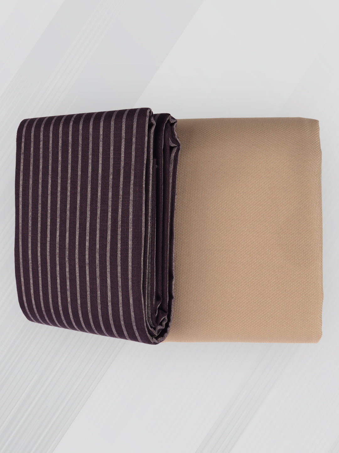 Cotton Blend Striped Shirting & Suiting Gift Box ME259