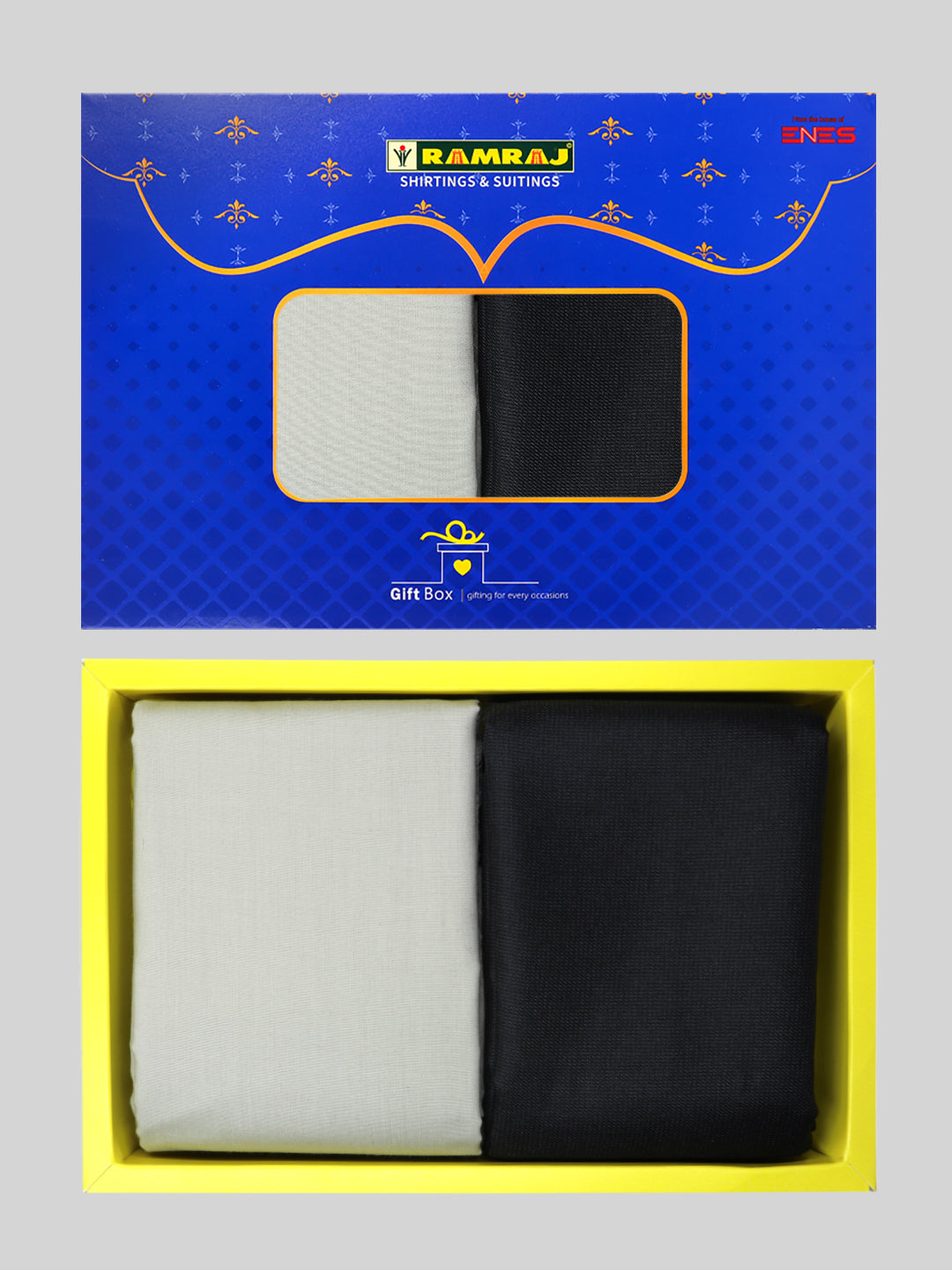 Men Cotton Plain Shirting & Suiting Gift Box ME172