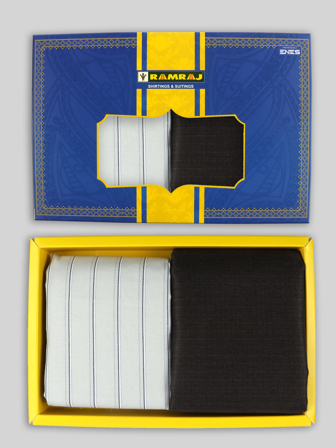 Cotton Blend Striped Shirting & Suiting Gift Box ME280