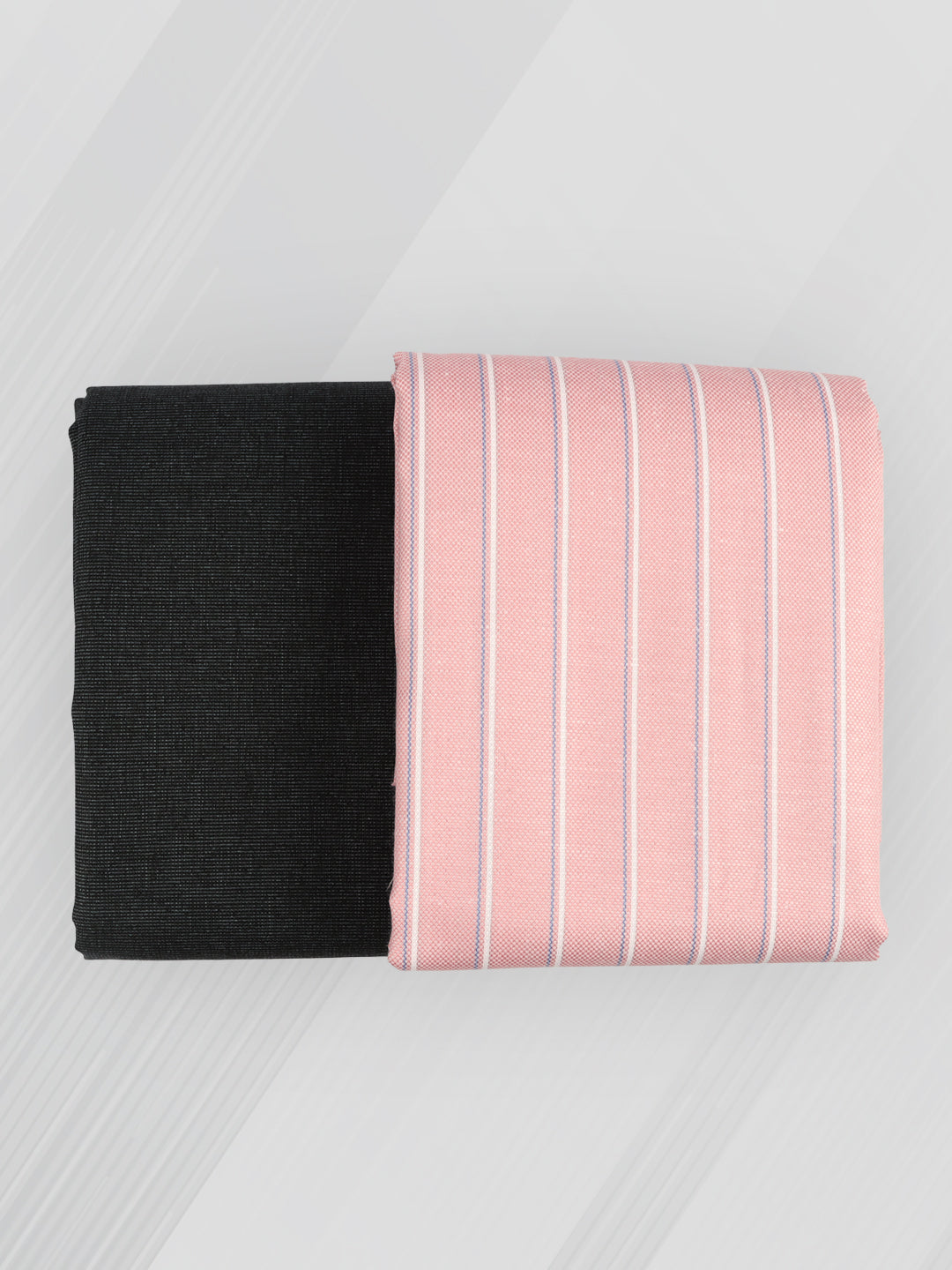 Men Cotton Blend Striped Shirting & Suiting Gift Box ME207