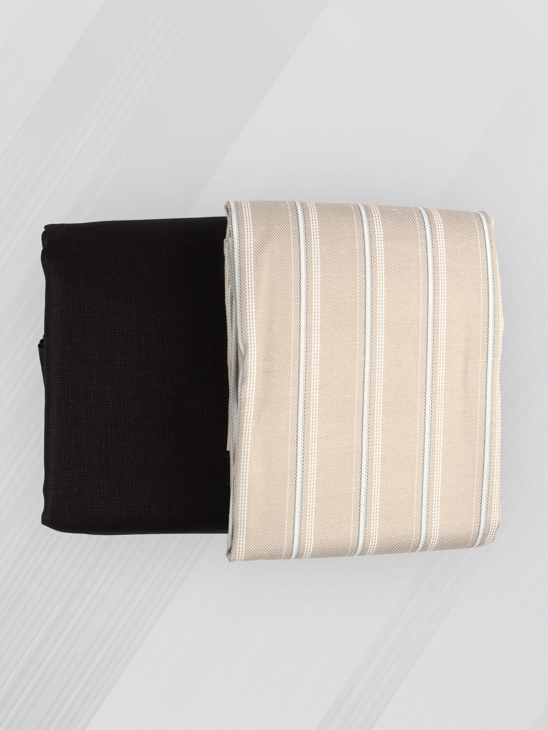 Men Cotton Blend Striped Shirting & Suiting Gift Box ME209