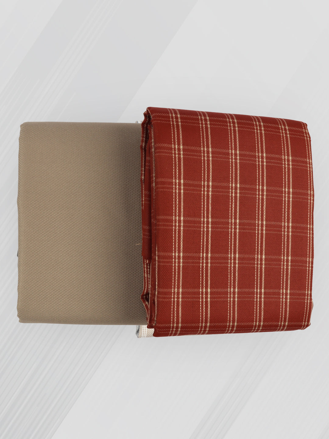 Men Cotton Blend Checked Shirting & Suiting Gift Box ME213