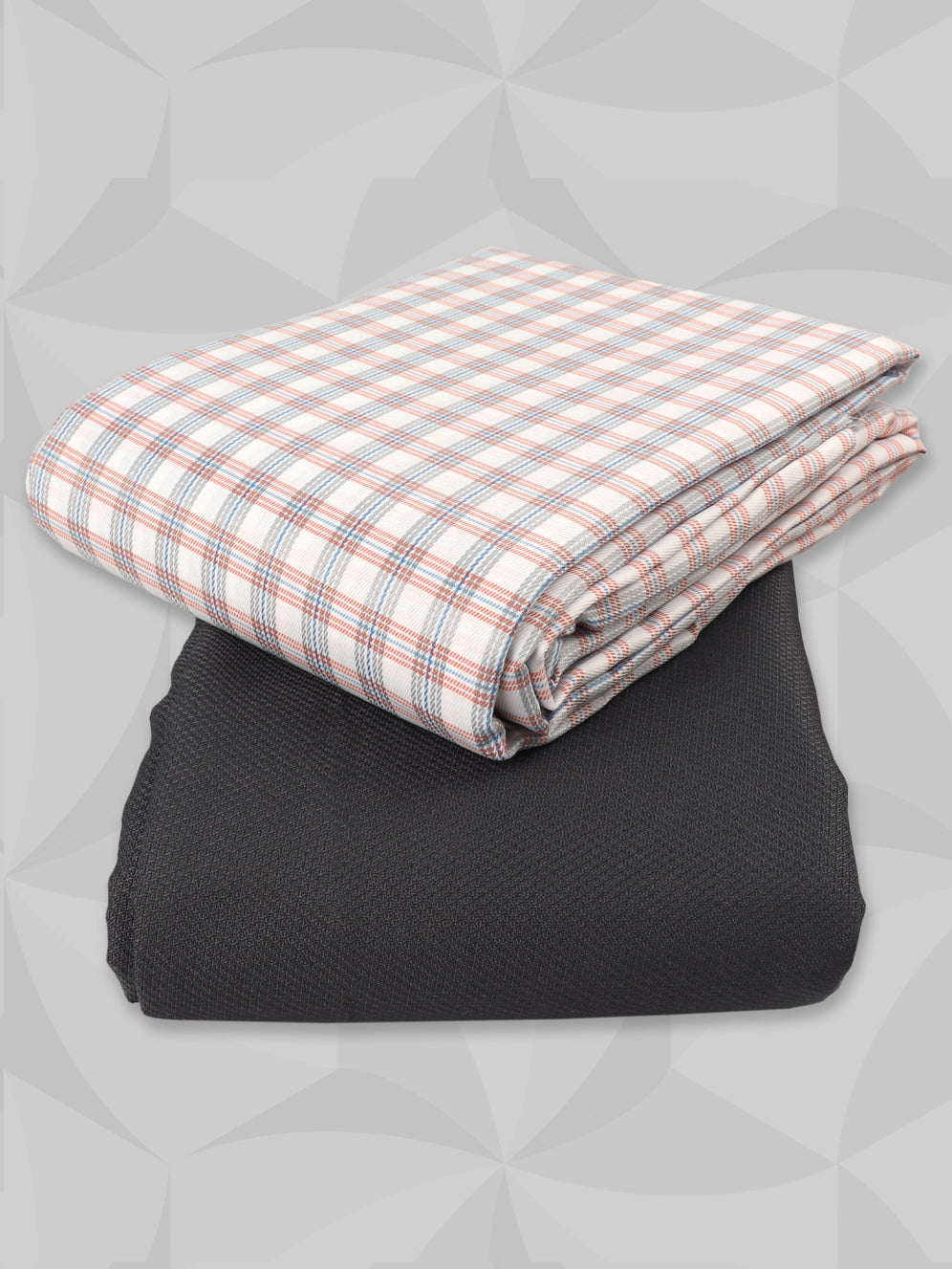 Cotton Blend Checked Shirting & Suiting Gift Box ME244