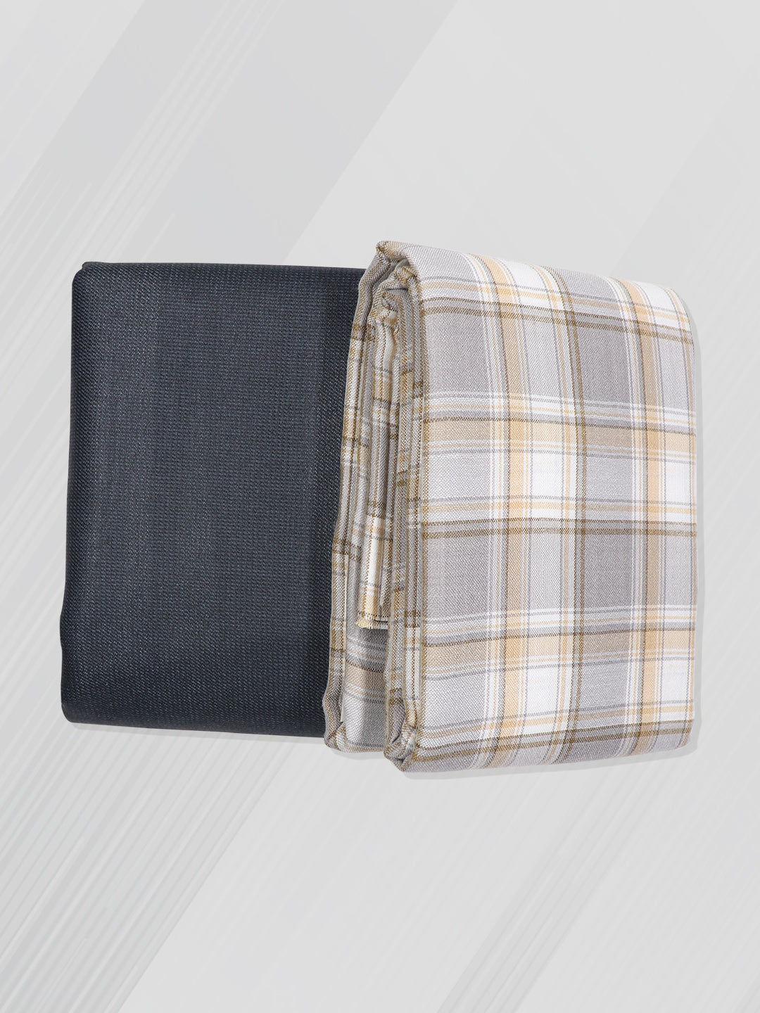 Men Cotton Checked Shirting & Suiting Gift Box ME185