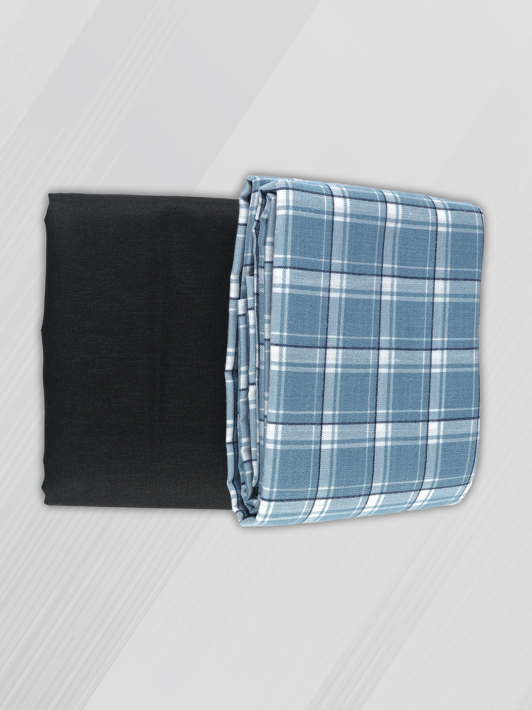 Men Cotton Checked Shirting & Suiting Gift Box ME190