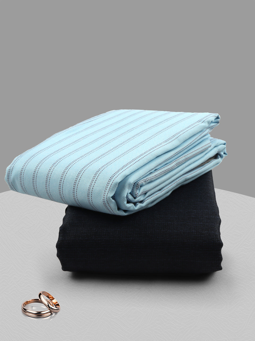 Cotton Blend Striped Shirting & Suiting Gift Box ME277