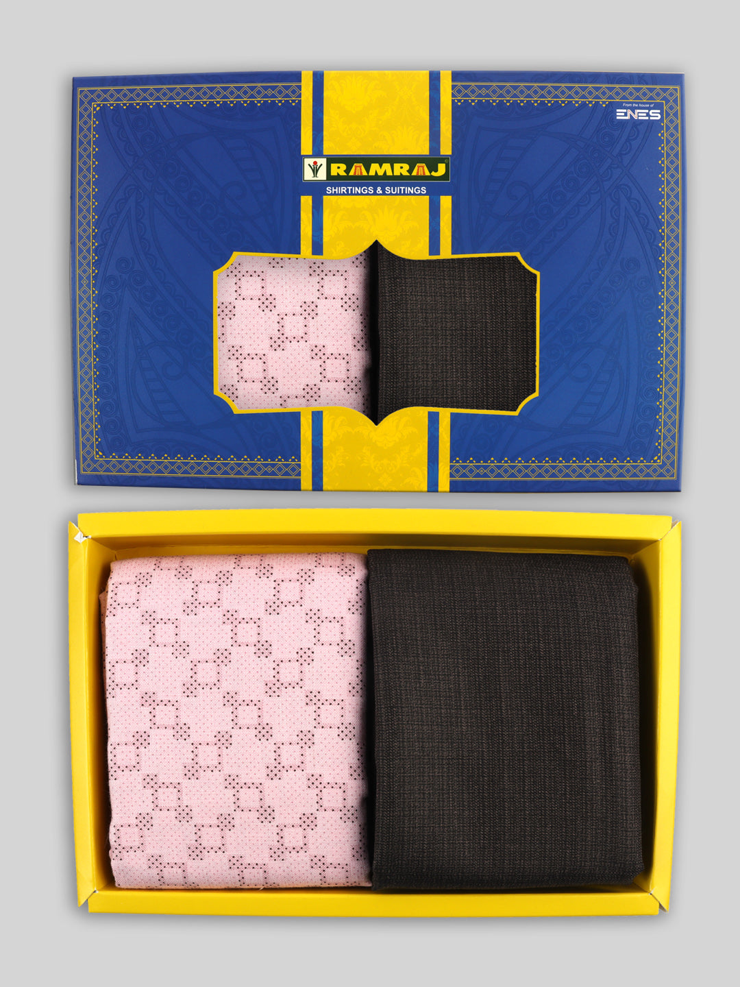 Cotton Blend Printed Shirting & Suiting Gift Box ME267