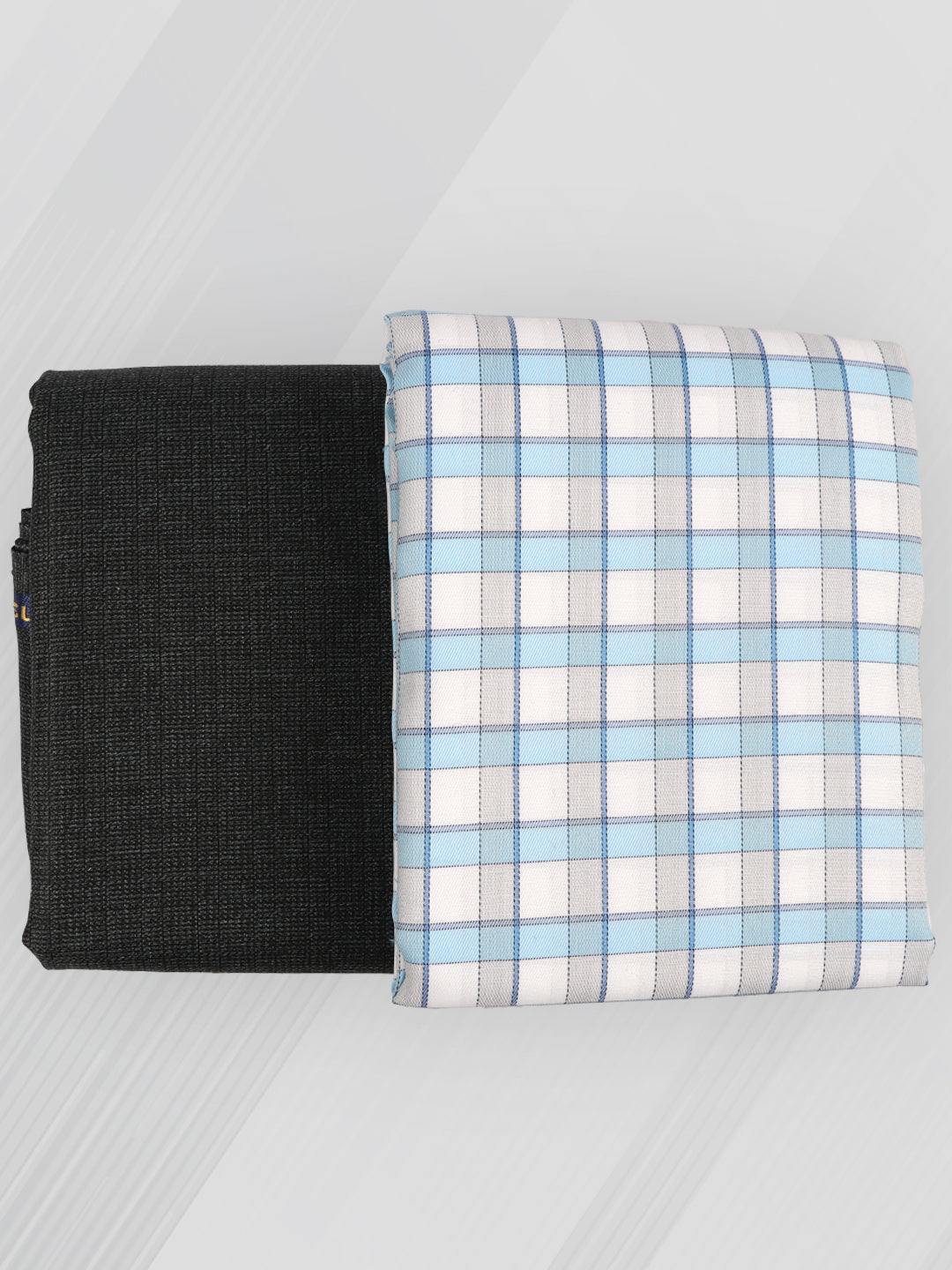 Men Cotton Blend Checked Shirting & Suiting Gift Box ME215