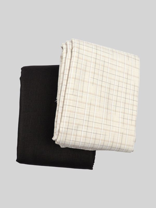 Cotton Checks Shirting & Suiting Gift Box Combo ME87