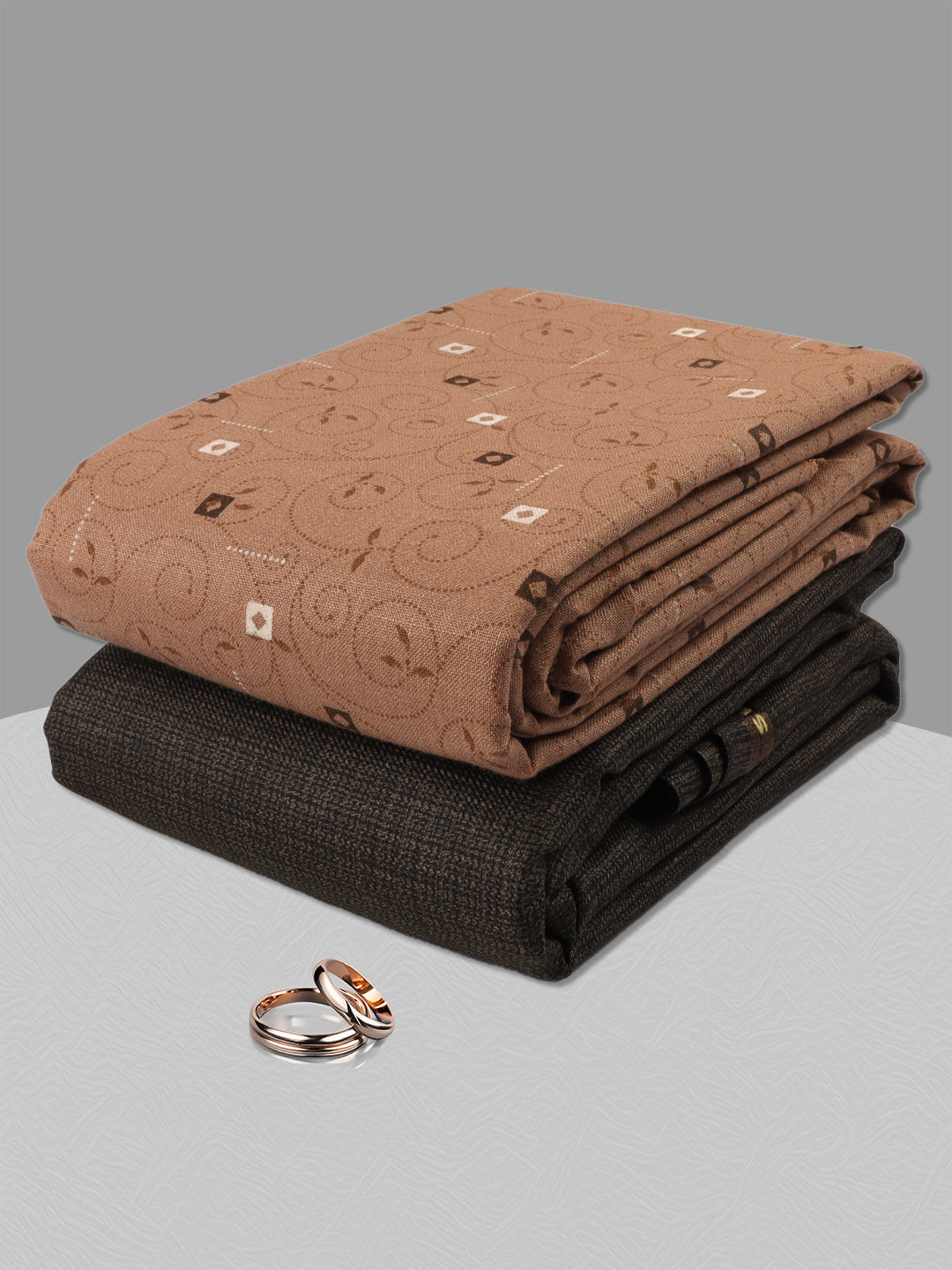 Men Cotton Blend Printed Shirting & Suiting Gift Box ME195