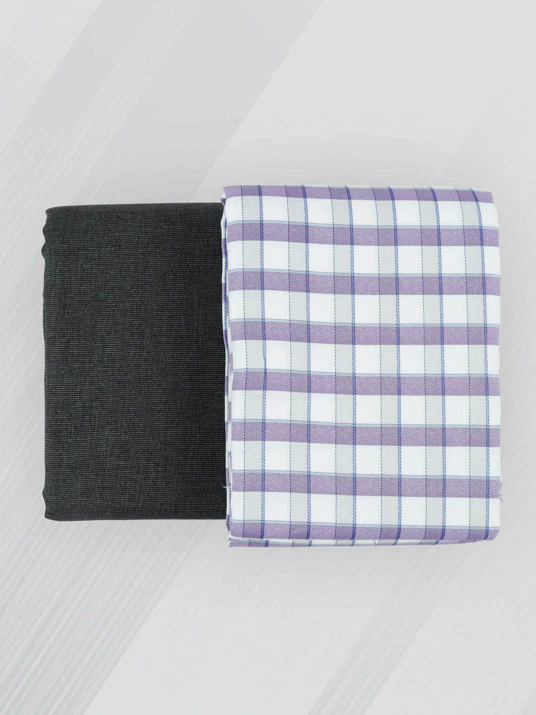 Men Cotton Blend Checked Shirting & Suiting Gift Box ME217
