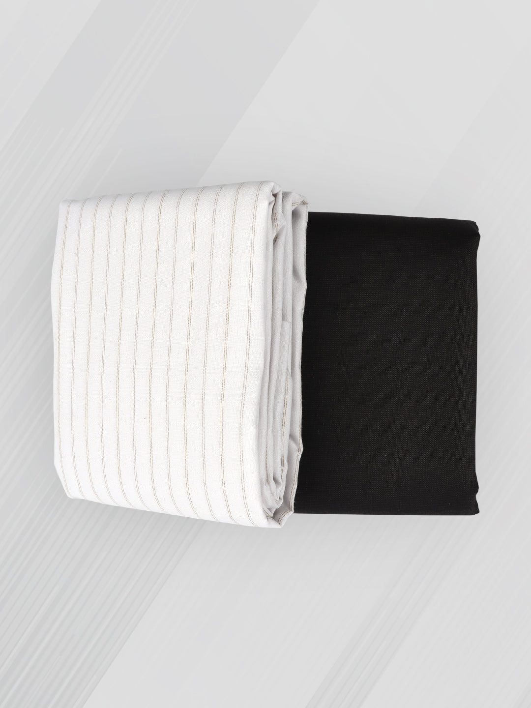 Cotton Blend Striped Shirting & Suiting Gift Box ME258