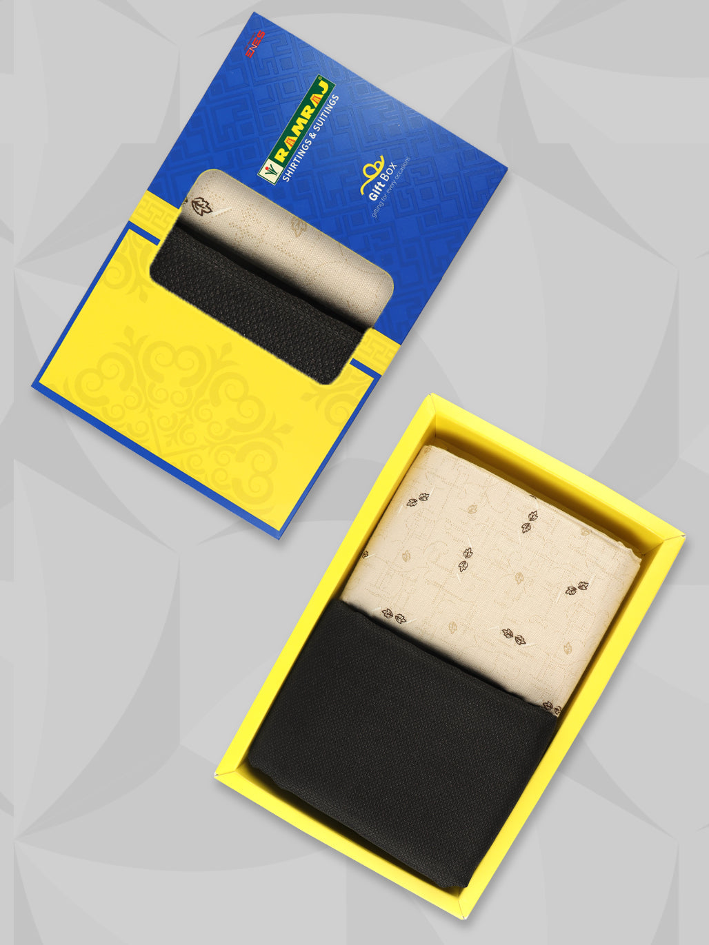 Cotton Blend Printed Shirting & Suiting Gift Box ME234