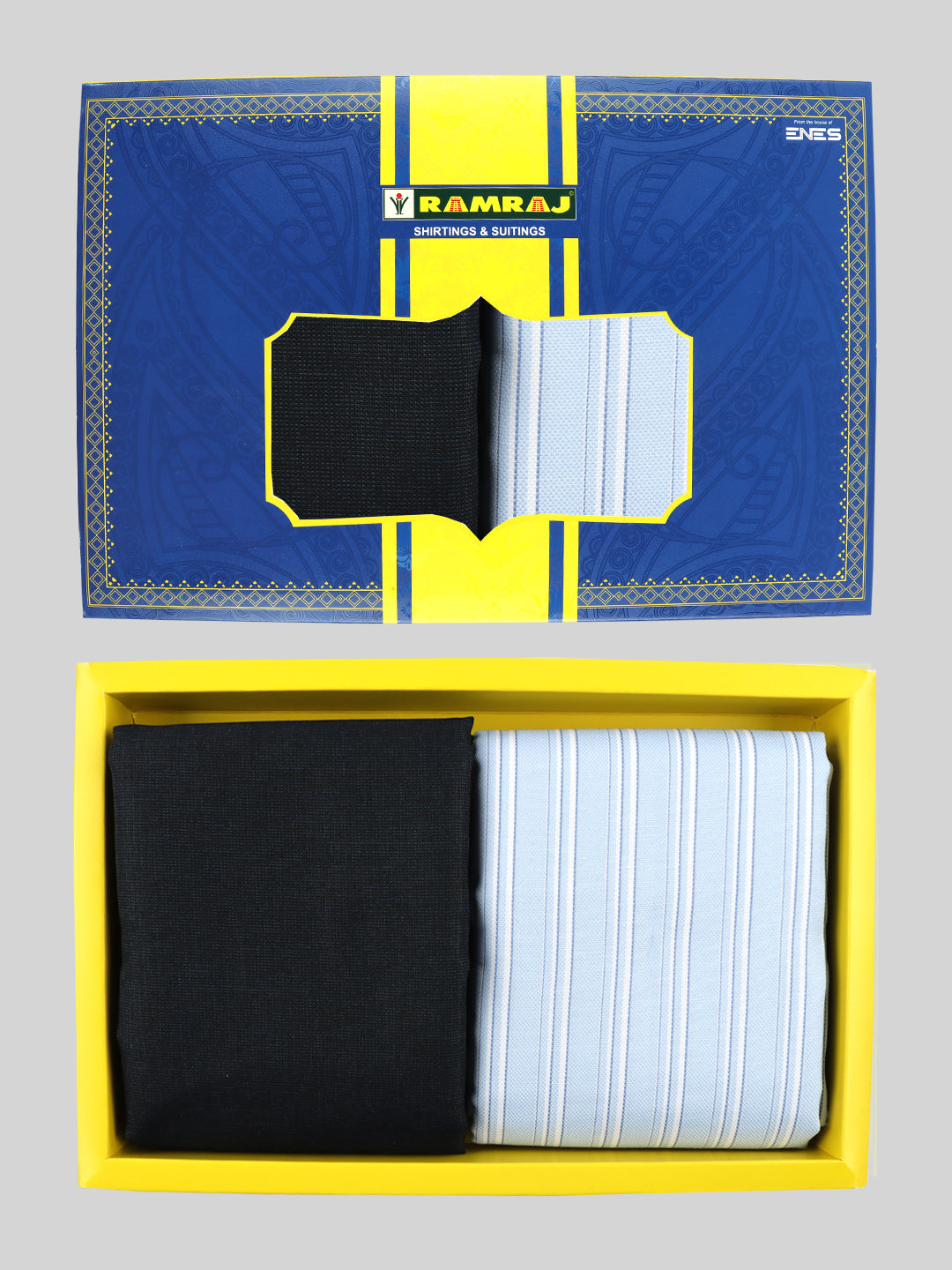 Cotton Blend Striped Shirting & Suiting Gift Box ME260