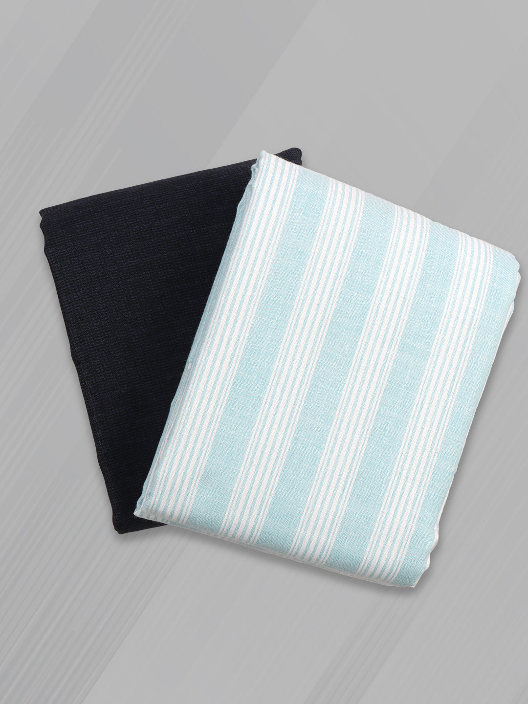 Cotton Blend Striped Shirting & Suiting Gift Box ME278
