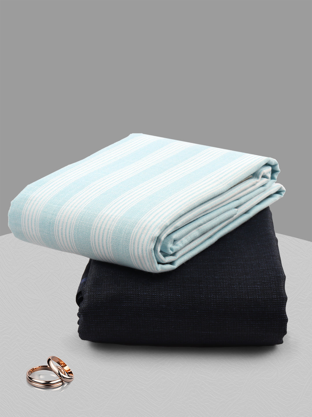 Cotton Blend Striped Shirting & Suiting Gift Box ME278