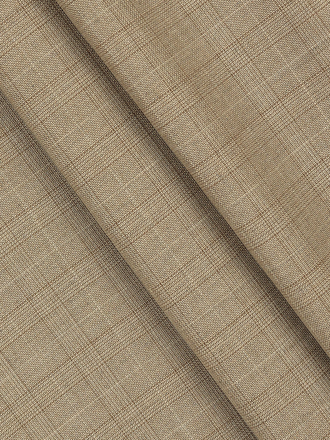 Poly Viscose Brown Checked Pants Fabric Golden Days