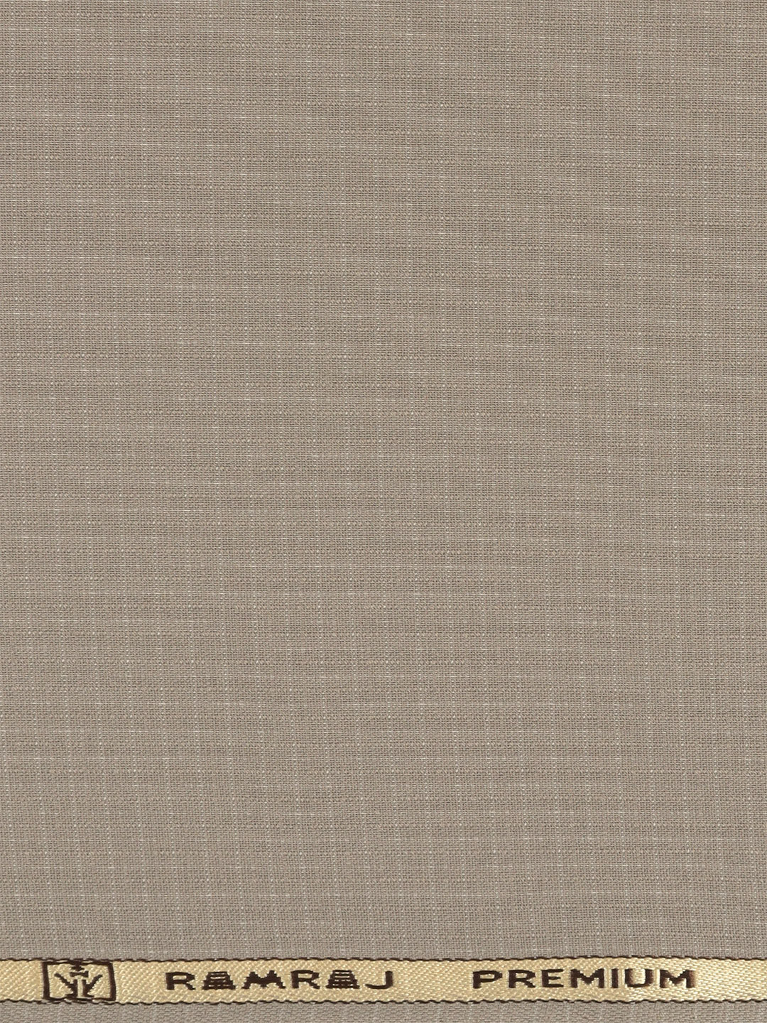 Poly Viscose Stretch Light Brown Checked Suiting Fabric Enable